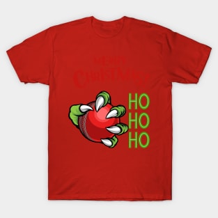 T-rex hand with Merry Christmas! T-Shirt